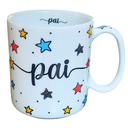 Ver imagem 2 de Kit 6 Canecas 300ml Pai - Porcelana - Decoração Estrela