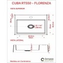 Ver mais imagens de Kit Cuba Rt55 com Torneira Pratika 1060 Metal e Válvula Click 1 Polegada G e Sifão Cromado e Flexíve