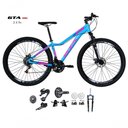 Ver imagem 1 de Bicicleta Aro 29 Feminina Gta Start Kit 2x9 Gta Sunrun Disco K7 11/36 Pedivela 24/38d Garfo Trava -