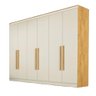 Guarda Roupa Oslo 6 Portas 4 Gavetas Mdf - Mademarcs - 2