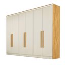 Ver imagem 2 de Guarda Roupa Oslo 6 Portas 4 Gavetas Mdf - Mademarcs