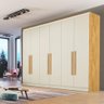 Guarda Roupa Oslo 6 Portas 4 Gavetas Mdf - Mademarcs - 1