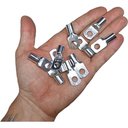 Ver imagem 2 de Kit 10 Terminal Olhal de Compressão para Cabo Fio de 35mm Cobre Estanhado Sc35-8