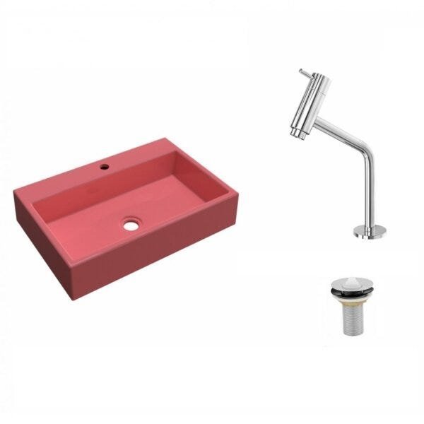 Kit Cuba RT55 Com Torneira Pratika 1060 Metal e Válvula 1 Polegada Compace - 2