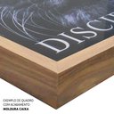 Ver imagem 3 de Quadro Decorativo Floral Luxo Flores Preto e Dourado em Moldura Caixa Tacolado Moldura Caixa 3cm Mad