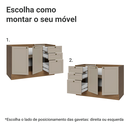Ver imagem 6 de Balcão de Pia 120 cm 2 Portas 3 Gavetas (sem Tampo) Rustic/Crema Vik Madesa