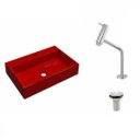Ver imagem 2 de Kit Cuba Rt55 com Torneira Pratika 1060 Metal e Válvula 1 Polegada Compace