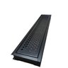 Grelha Ralo Linear Perfurada Em Inox 15x100cm Preto Agua Pluvial - 2
