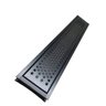 Grelha Ralo Linear Perfurada Em Inox 15x100cm Preto Agua Pluvial - 1