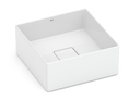 Ver imagem 1 de Cuba de Apoio 30x30x13cm sem Mesa Terra Branco - Roca Louça Roca Louças