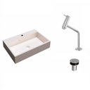 Ver imagem 2 de Kit Cuba Rt55 com Torneira Pratika 1060 Metal e Válvula Click 1 Polegada B Compace