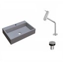 Ver imagem 2 de Kit Cuba Rt55 com Torneira Pratika 1060 Metal e Válvula Click 1 Polegada B Compace