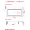 Kit Cuba Rt55 com Torneira Pratika 1060 Metal e Válvula Click 1 Polegada B Compace - 6