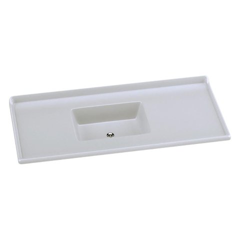 Pia de Cozinha Mármore Sintético 120x55cm Multimóveis CR20479 
