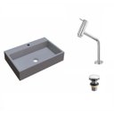 Ver imagem 2 de Kit Cuba Rt55 com Torneira Pratika 1060 Metal e Válvula Click 1 Polegada G Compace