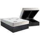 Ver imagem 1 de Cama Box Baú Queen + Colchão Anatômico Inovaflex Comfort