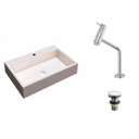 Ver imagem 2 de Kit Cuba Rt55 com Torneira Pratika 1060 Metal e Válvula Click 1 Polegada e Meia Compace