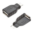 Ver imagem 1 de Kit 10 Adaptadores Usb Tipo C 2.0 Macho para Usb Femea Otg