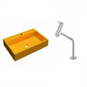 Ver imagem 2 de Kit Cuba Rt55 com Torneira Pratika 1060 Metal 1/4 Volta Compace