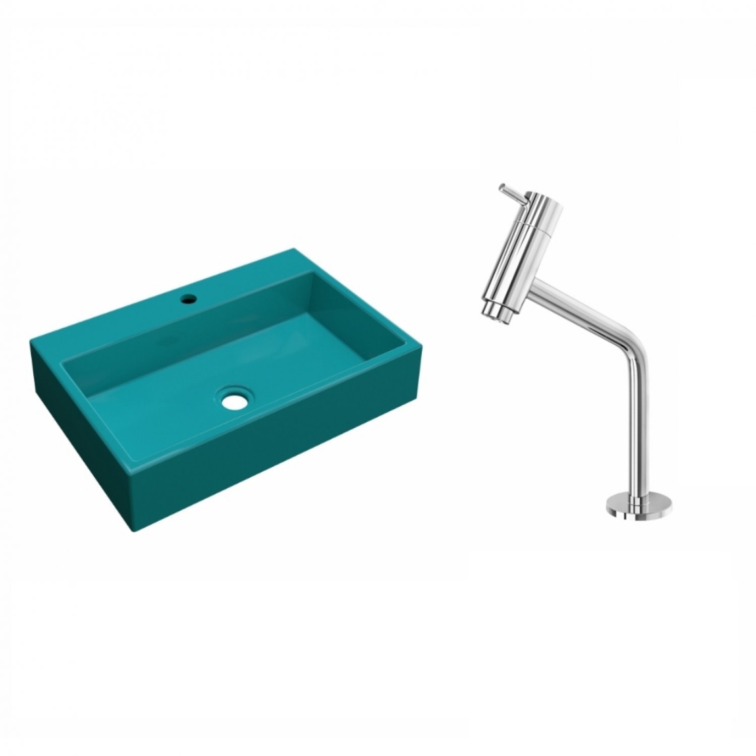 Kit Cuba RT55 Com Torneira Pratika 1060 Metal 1/4 Volta Compace - 2