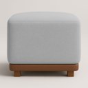 Ver imagem 3 de Puff Dalilla Decorativo Bouclé Premium Exclusivo Assento Extra para Sala Quarto Design Moderno