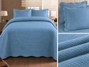 Ver imagem 3 de Jogo de Colcha Ultrassonic Urban Casal 220x240cm - Azul