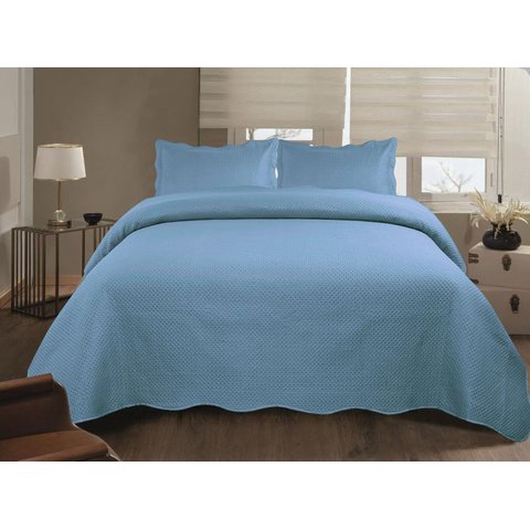 Jogo de Colcha Ultrassonic Urban Casal 220x240cm - Azul