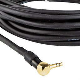 Cabo Adaptador P2 Estereo 90° para P2 Estereo 90° - 30 Cm - 2