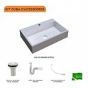 Ver imagem 3 de Kit Cuba Rt55 com Válvula 1 Polegada e Sifão Pvc e Flexível Compace