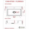 Kit Cuba Rt55 com Válvula Click 1 Polegada B e Sifão Pvc e Flexível Compace - 7