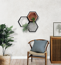Ver imagem 1 de Nicho Sala Estilo Industrial Colméia