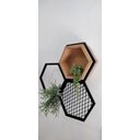 Ver imagem 2 de Nicho Sala Estilo Industrial Colméia