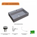 Ver imagem 3 de Kit Cuba Rt55 com Válvula Click 1 Polegada B e Sifão Pvc e Flexível Compace