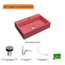 Ver imagem 3 de Kit Cuba Rt55 com Válvula Click 1 Polegada B e Sifão Pvc e Flexível Compace