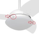 Ver imagem 2 de Kit Garra Plástica Ventilador Volare Ventax Vidro Aberto BR