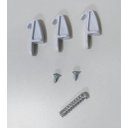 Ver imagem 1 de Kit Garra Plástica Ventilador Volare Ventax Vidro Aberto BR