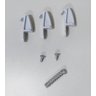 Kit Garra Plástica Ventilador Volare Ventax Vidro Aberto BR - 1