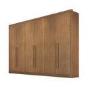 Ver imagem 2 de Guarda Roupa Casal 100% Mdf 6 Portas 6 Gavetas - Livorno-cumaru - Móveis Novo Horizonte