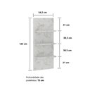 Ver imagem 3 de Bancada Mesa Gourmet Cozinha Mármore 1,50m c/ Painel - Linha SUPREMA Luciane