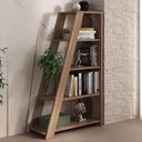 Ver imagem 2 de Estante para Escritório Home Office Multiuso 5 Prateleiras Star A02 Nogal - Lyam Decor