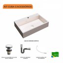 Ver imagem 3 de Kit Cuba Rt55 com Válvula Click 1 Polegada G e Sifão Cromado e Flexível Compace