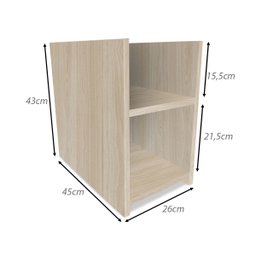 Suporte para Gabinete Cpu e Estabilizador Nobreak em Mdf Jade - 4