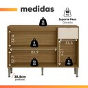 Ver imagem 5 de Balcão de Cozinha 1,20m 3 Portas 1 Gaveta Surya
