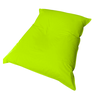 Puff Almofadão Retangular Gigante Eventos Conforto Cheio Casa Quarto - Verde Limão - 1