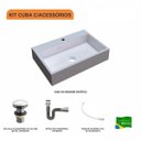 Ver imagem 3 de Kit Cuba Rt55 com Válvula Click 1 Polegada G e Sifão Cromado e Flexível Compace