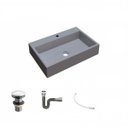 Ver imagem 2 de Kit Cuba Rt55 com Válvula Click 1 Polegada e Meia e Sifão Cromado e Flexível Compace