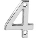 Ver imagem 1 de Número 4 Residencial Pequeno Para Apartamento Cromado