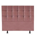 Ver imagem 1 de Cabeceira Estofada Cama Box Casal Queen 160cm Espanha Suede Rose- Mabe Magazine