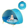 Tenda de Praia para Bebês Portátil Infantil Azul - Polibrinq - 1