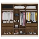 Ver imagem 4 de Guarda Roupa Oslo 6 Portas 4 Gavetas com Espelho Mdf - Mademarcs